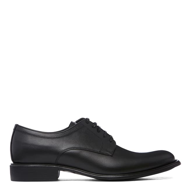 Dolce & Gabbana Grained Black Leather Brogues