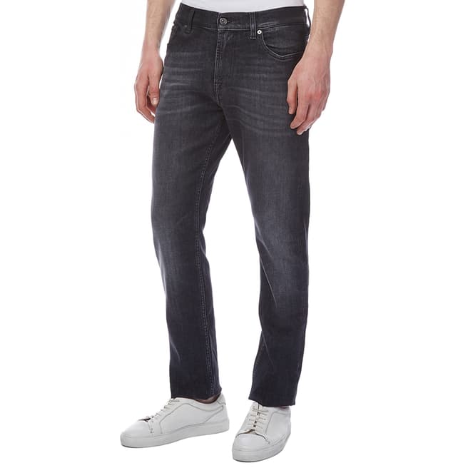 7 For All Mankind Charcoal Ronnie Cachan Skinny Stretch Jeans