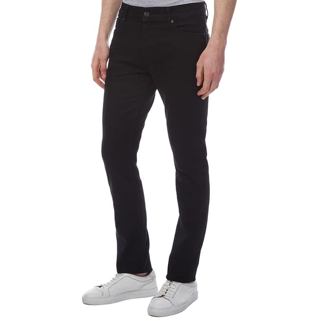 7 For All Mankind Black Ronnie Skinny Stretch Jeans