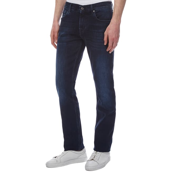 7 For All Mankind Indigo Slimmy Comfort Stretch Jeans