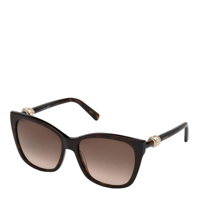 SWAROVSKI Women's Brown Swarovski Sunglasses 58mm