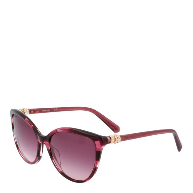 SWAROVSKI Women's Pink Swarovski Sunglasses 55mm