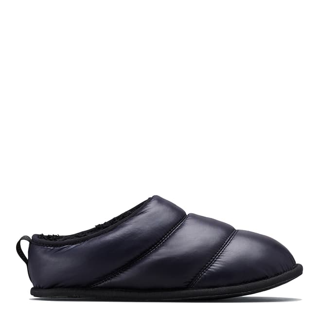 Sorel Black Shiny Nylon Hadley Premium Slippers