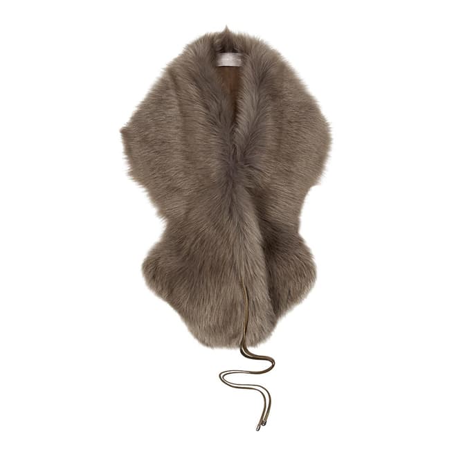 Gushlow & Cole Mouse Shearling Shawl Scarf