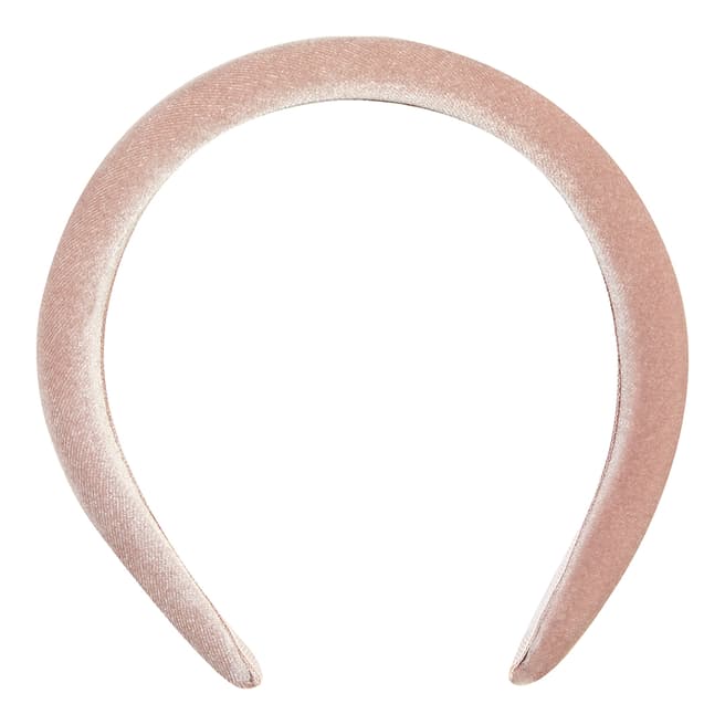 Marzoline Luxury Italian Blush Pink Velvet Headband