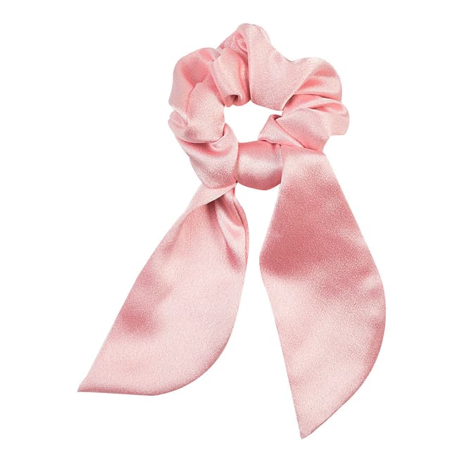Marzoline Luxury Italian Blush Pink Silk Scrunchie  