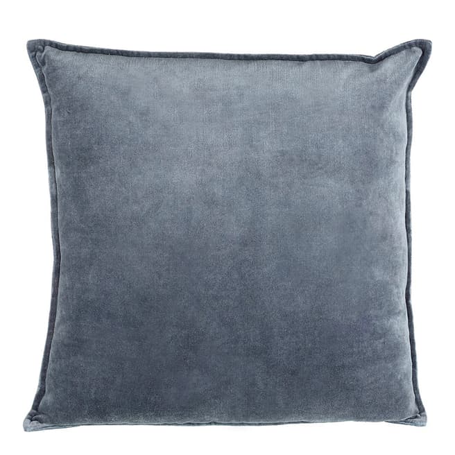 Parlane Slate Filled Velvet Cushion, 45x45cm
