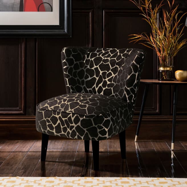The Great Chair Company Malmesbury Accent Chair Kenya Bronze Black Legs