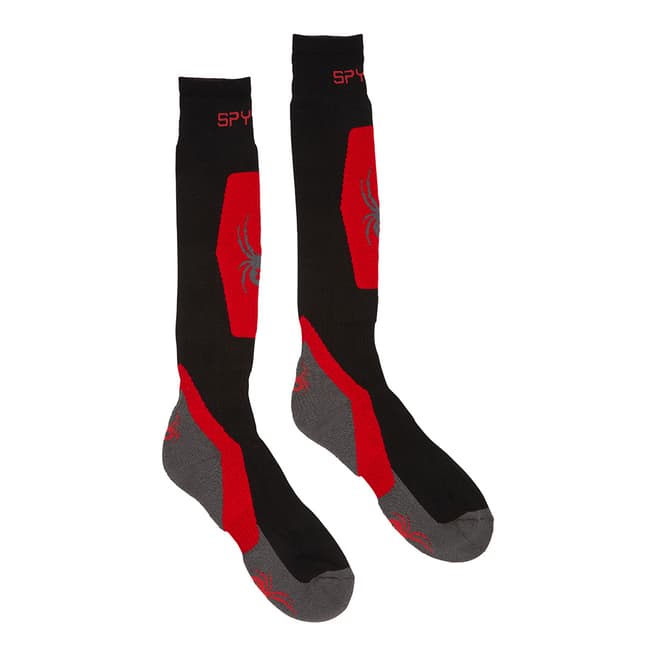 Spyder Black Multi Refuge Ski Socks