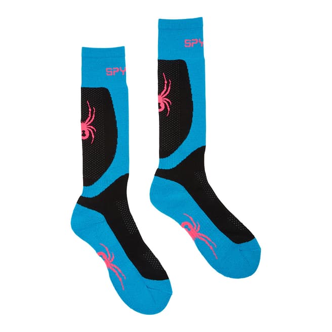 Spyder Black Multi Tress Ski Socks