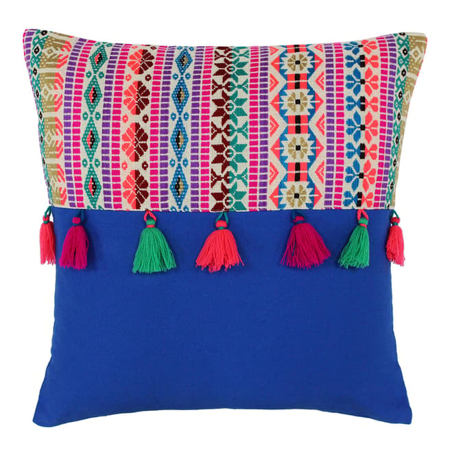 Riva Home Blue Cuzco Filled Cushion, 45x45cm