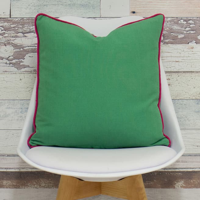 Riva Home Emerald Bamboo Filled Cushion, 45x45cm