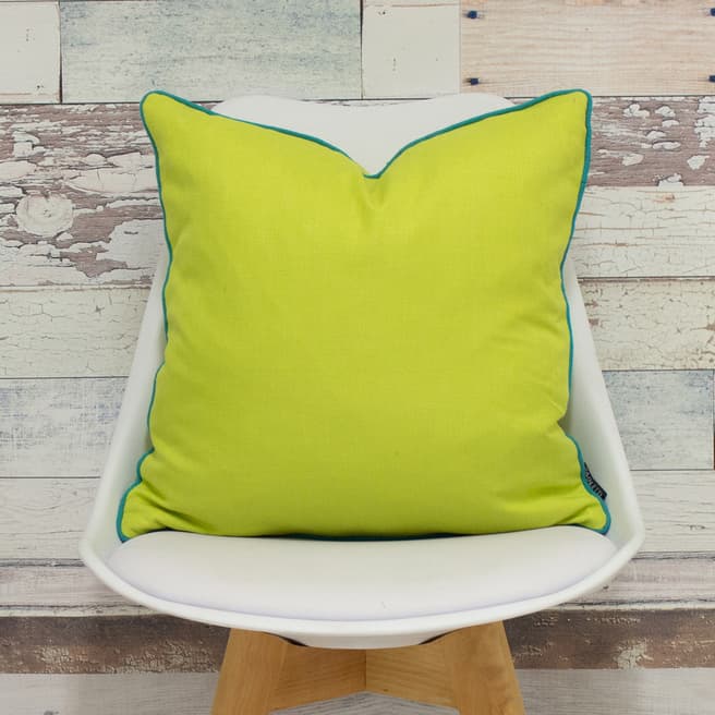 Riva Home Lime Bamboo Filled Cushion, 45x45cm