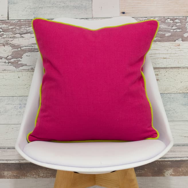 Riva Home Lime Bamboo Filled Cushion, 45x45cm