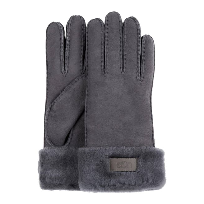 UGG Charcoal Turn Cuff Glove