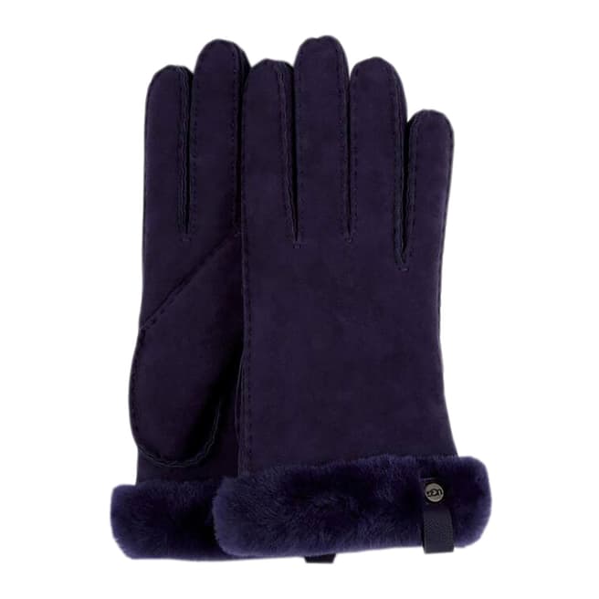 UGG Nightshade Shorty Glove w Leather Trim