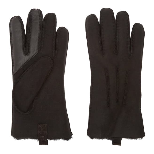 UGG Black Sheepskin 3 Point Glove