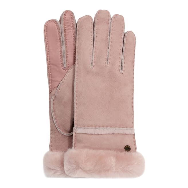UGG Pink Seamed Tech Glove