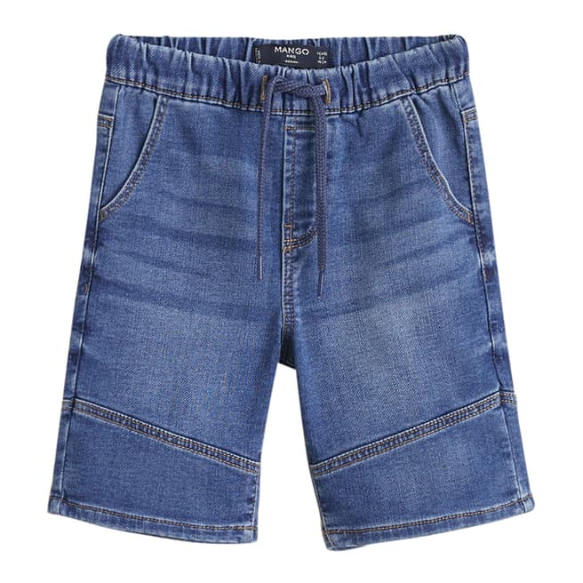 Mango Boy's Blue Bermuda Shorts