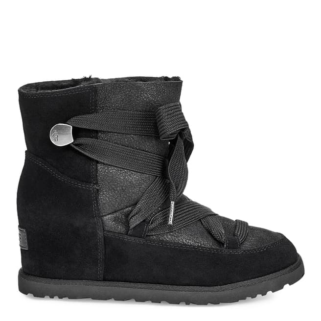 UGG Black Classic Femme Lace Up Boot