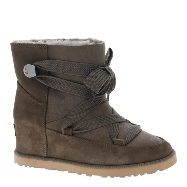 UGG Brown Classic Femme Lace Up Boot