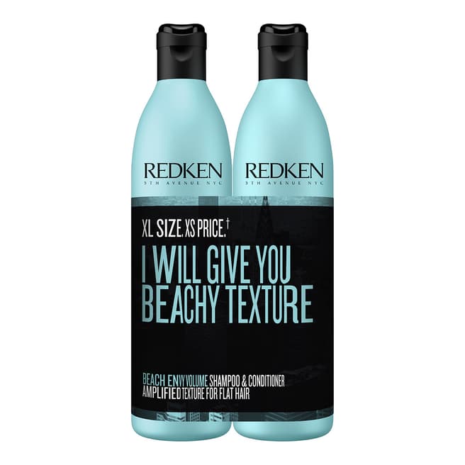 REDKEN Volume Beach Envy Duo Bundle Shampoo & Conditioner 500ml