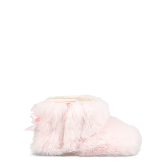 UGG Pink Jesse Bow II Fluff Boots