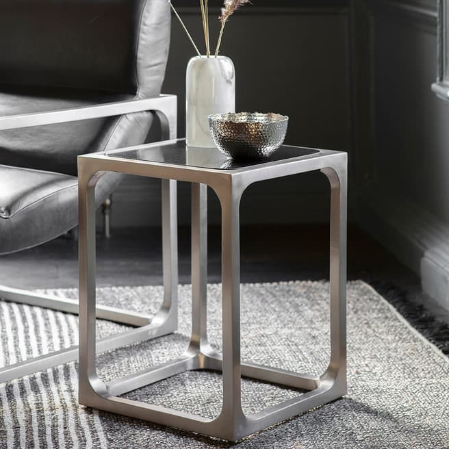 Gallery Living Roma Side Table, Pewter