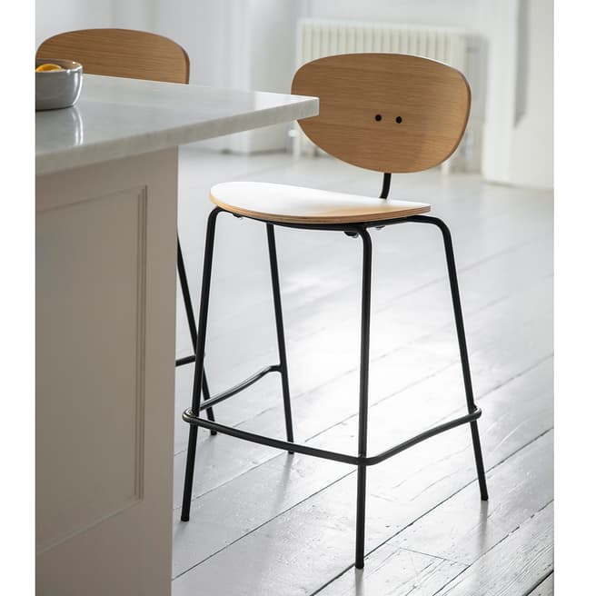 Gallery Living Pair of Sidcup Stools, Natural