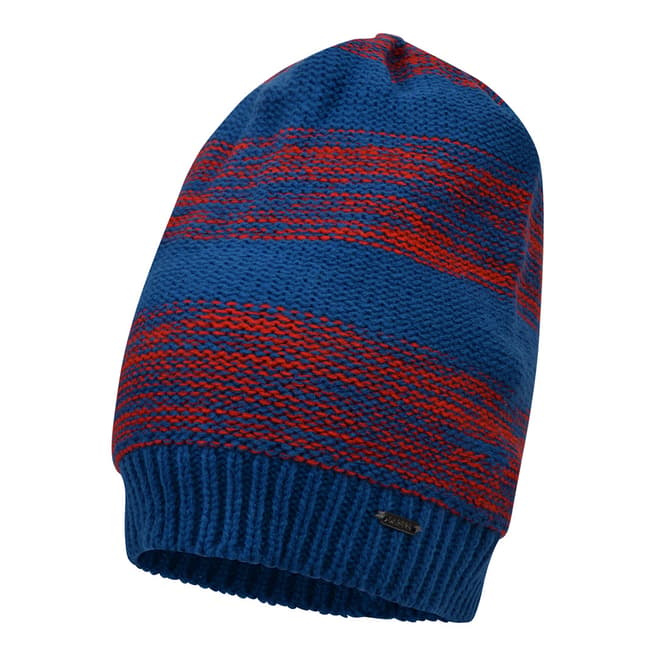 Dare2B Blue/Red Knitted Beanie