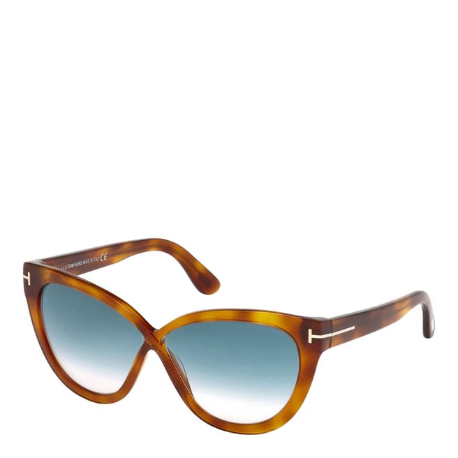 Tom Ford Women's Brown/Blue Tom Ford Sunglasses 59mm