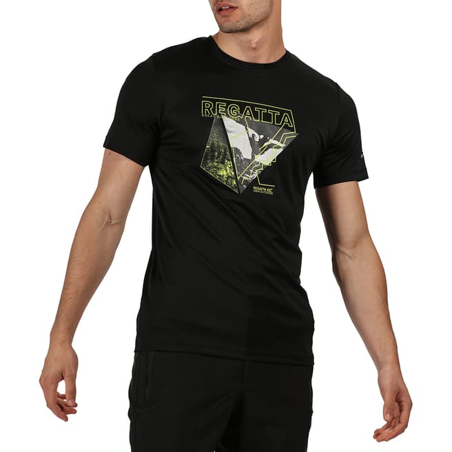 Regatta Black Printed T-Shirt