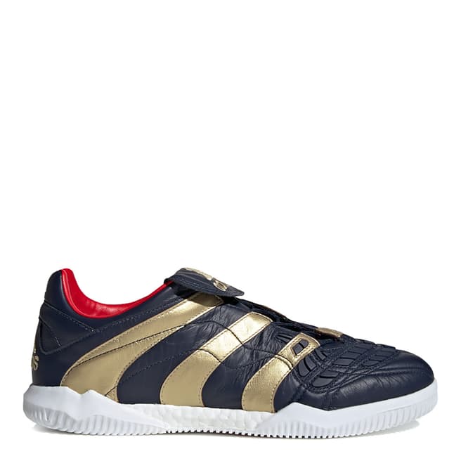 Adidas Black, Gold & Red Predator Accelerator Sneakers