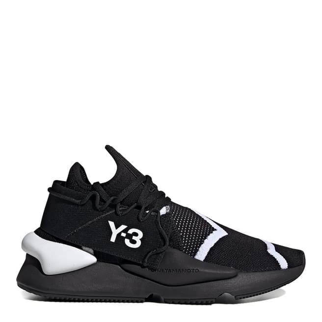 adidas Y-3 White & Black Kaiwa Knit Sneakers