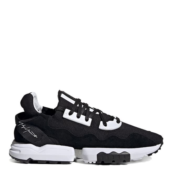 adidas Y-3 Black & White ZX Torsion Sneakers