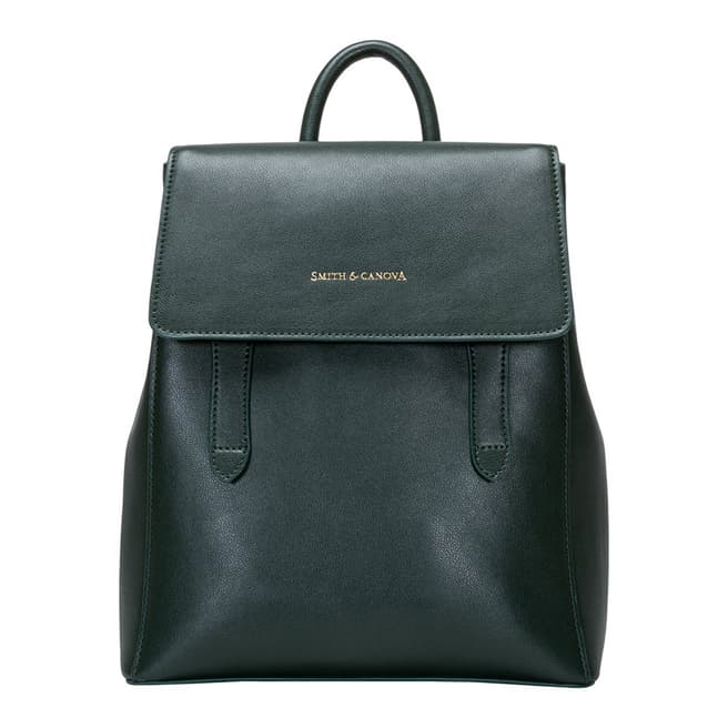 Smith & Canova Green Structured Backpack