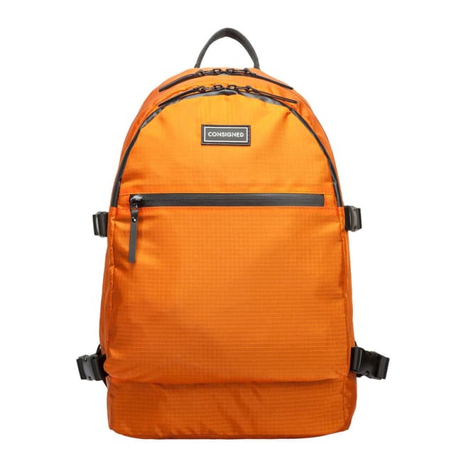 CONSIGNED Orange Barton Backpack