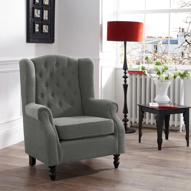 Serene Furnishings Perth Occassional Chair Grey