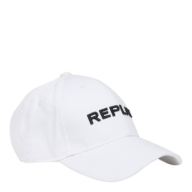 Replay White Logo Cap