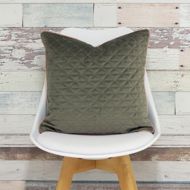 Riva Home Charcoal/Blush Quartz Filled Cushion 45x45cm