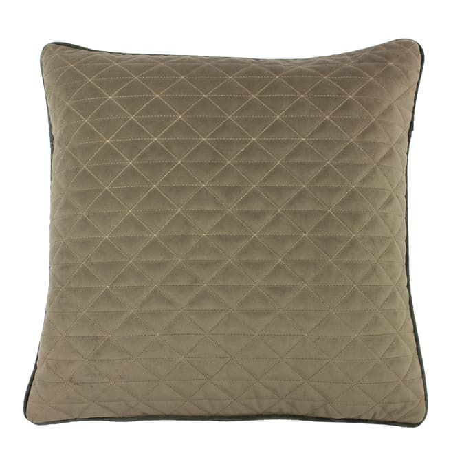 Riva Home Taupe/Charcoal Quartz Filled Cushion 45x45cm