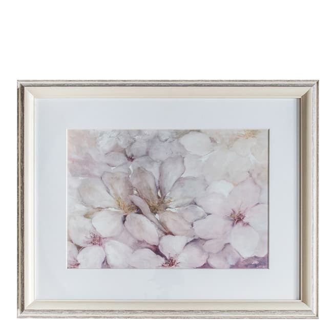 Gallery Living Dusky Blush Floral Framed Art 74x59cm