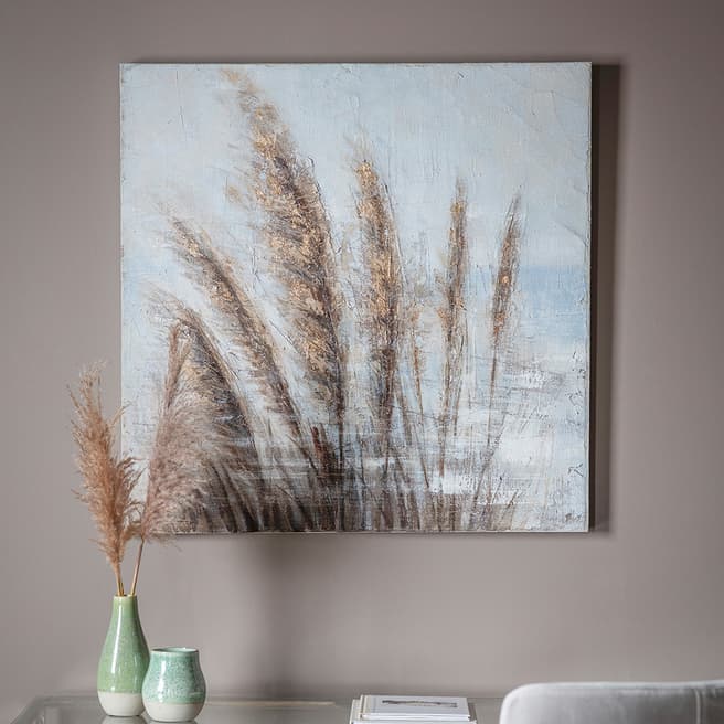 Gallery Living Pampas In The Wind Art Canvas 100x100cm