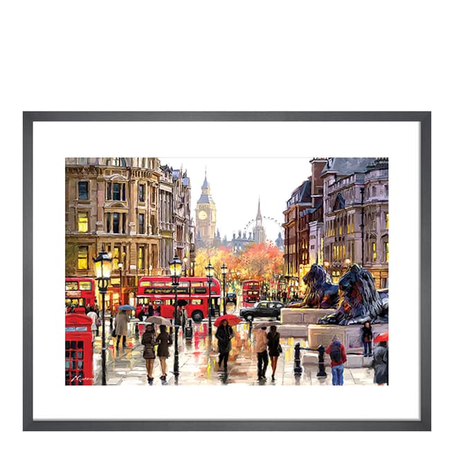 Richard Macneil London Landscape 30x40cm Framed Print