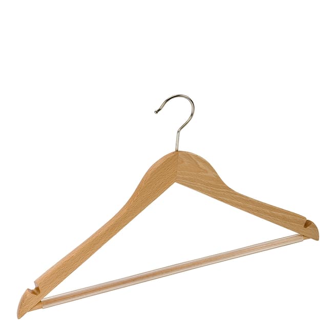 Wenko Set of 10 Natural Shaped Hangers