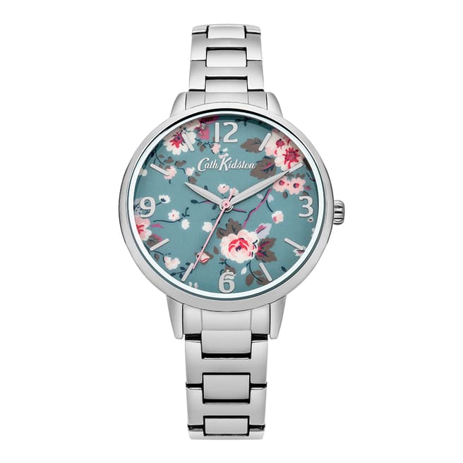 Cath Kidston Silver Trailing Rose Bracelet Watch
