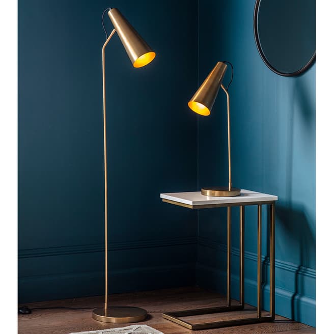 Gallery Living Gold Kam Floor Lamp