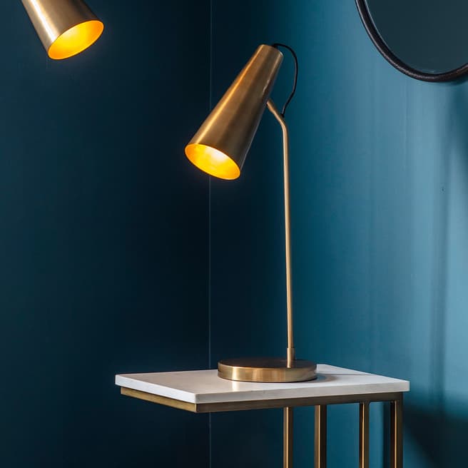 Gallery Living Kam Table Lamp Gold