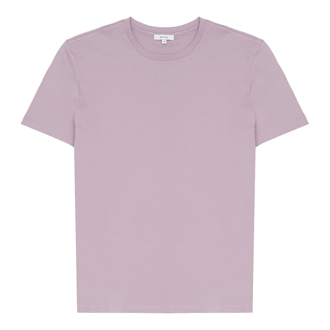 Reiss Lilac Bless Crew T-Shirt