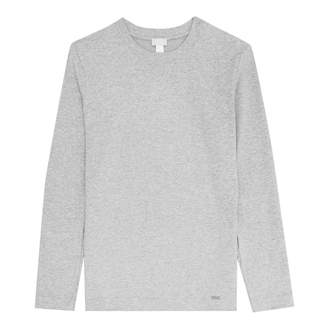 Reiss Grey Hanro Cotton Sweatshirt